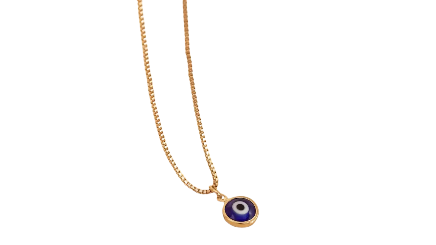 👁️ Collier Œil Protecteur Doré